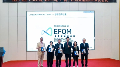 七星认证！九游j9官方网站_九游（中国）
圆满完成“EFQM全球奖”RbE现场评审